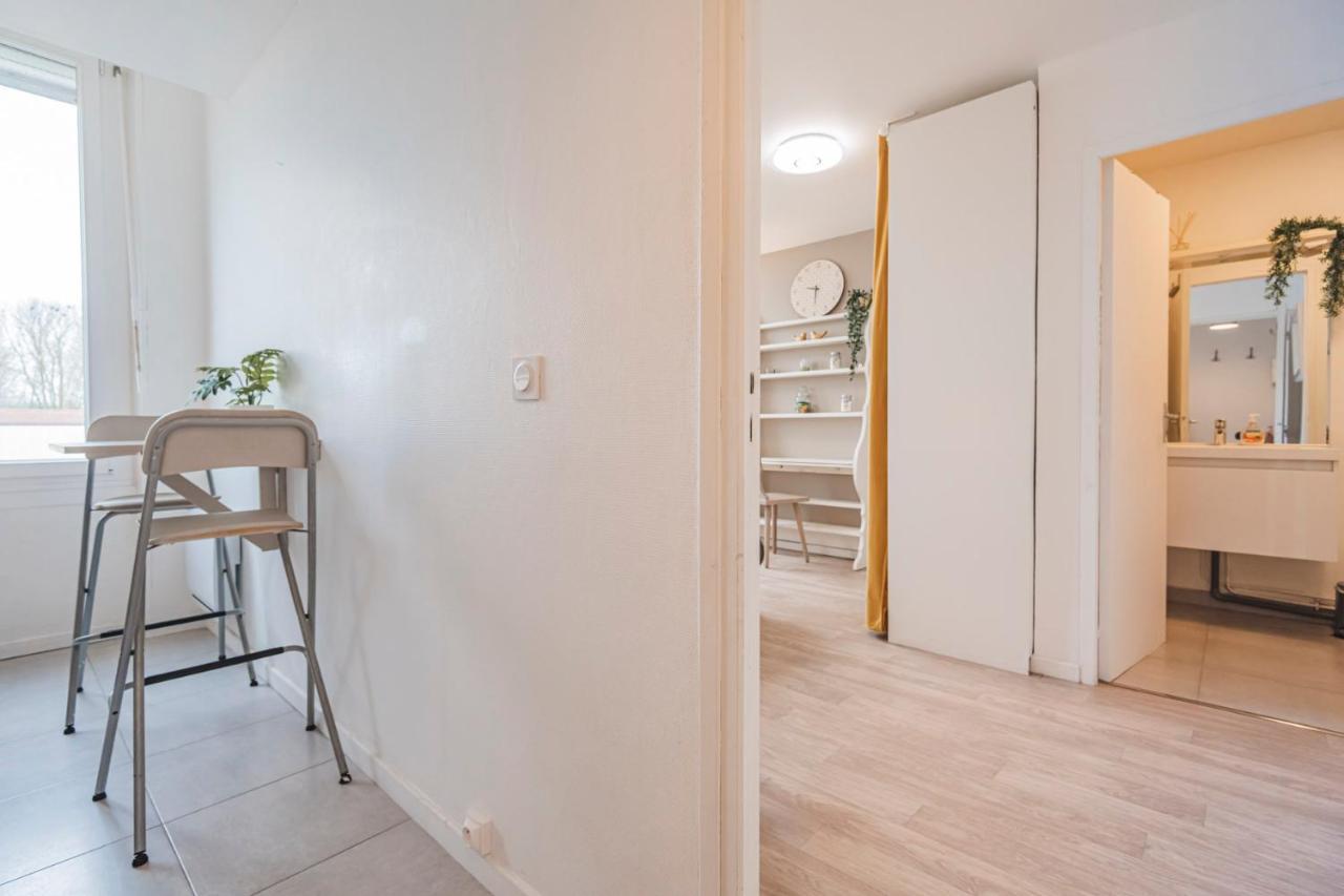 Joli Studio"Le Clair Logis" Gare Centre Petit Dejeuner Possible 랭스 외부 사진